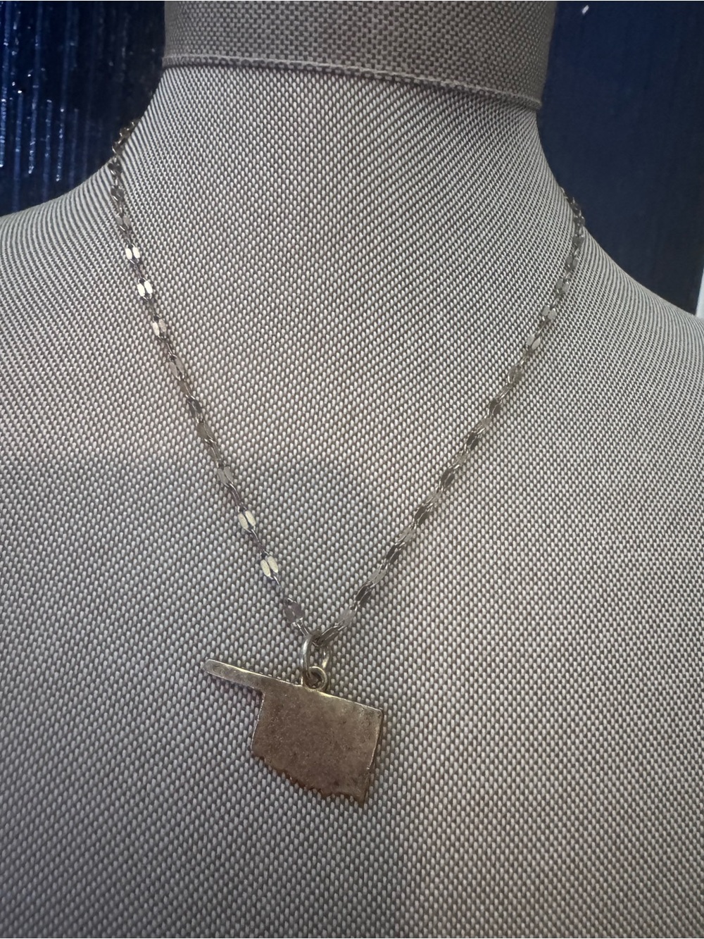 Gold-Tone Oklahoma  Pendant Necklace - Women's Jewelry